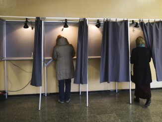 Vyksta antrasis rinkimų turas, balsavimas senamiesčio rinkimų apylinkėje