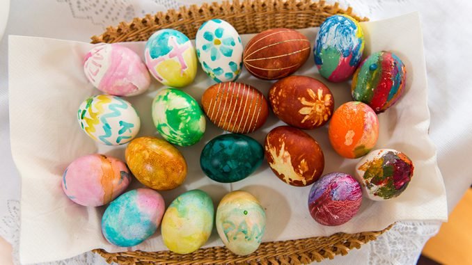 Nicely decorated Lithuanian Easter eggs    Photo Ludo Segers
