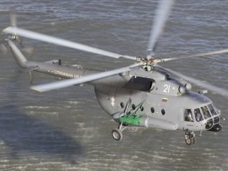 Lietuvos karinių oro pajėgų sraigtasparnis Mi-8