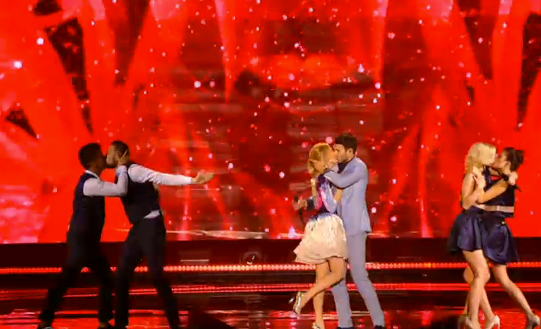 Vaidas Baumila and Monika Linkytė in Eurovision