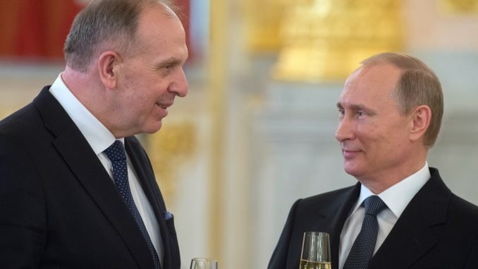 Lithuanian Ambassador Remigijus Motuzas, Russian President Vladimir Putin