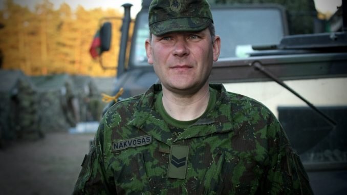 Sergeant Rolandas Nakvosas