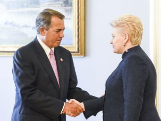 John Boehner and Dalia Grybauskaitė