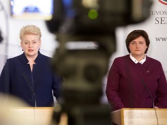 Dalia Grybauskaitė (left), Loreta Graužinienė