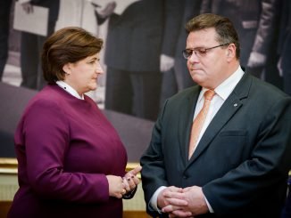 Loreta Graužinienė ir Linas Linkevičius