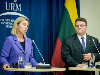 Federica Mogherini ir Linas Linkevičius