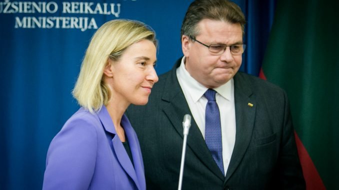 Federica Mogherini ir Linas Linkevičius