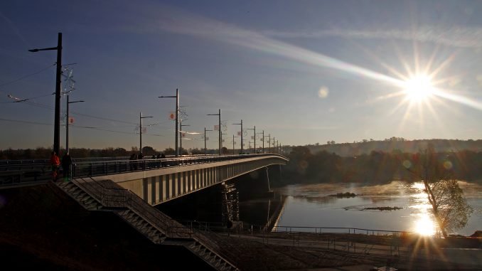 Panemunė Bridge in Kaunas