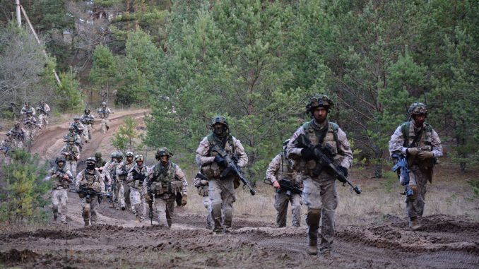 During the Iron Sword exercise in 2015