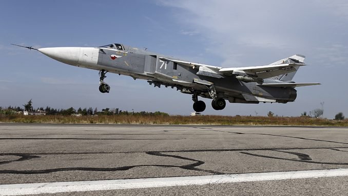 Russian Su-24 fighter jet