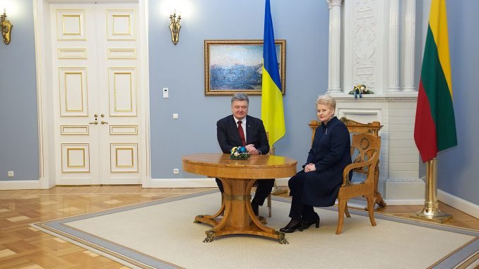 Petro Poroshenko, Dalia Grybauskaitė