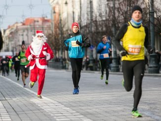 Vilnius' 40th annual Christmas run