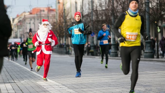 Vilnius' 40th annual Christmas run