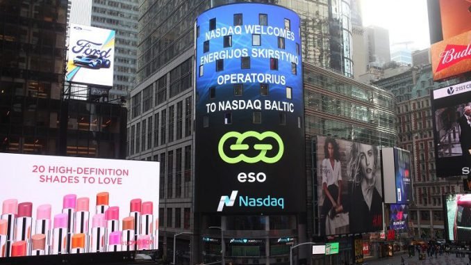 ESO logo appeared in New York's Times Square 