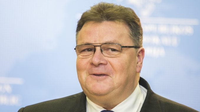 Foreign Affairs Minister Linas Linkevičius