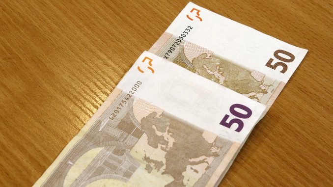 Counterfeit 50-euro notes