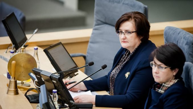 Seimas Speaker Loreta Graužinienė