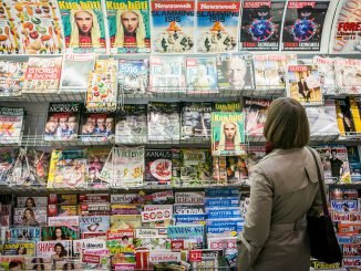 Magazines at a shopping centre