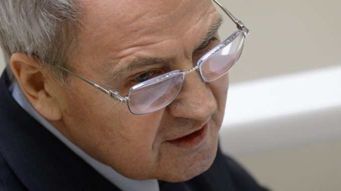 Russian Constitutional Court chairman Valery Zorkin