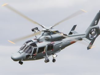 Lithuanian airforce Dauphin helicopter