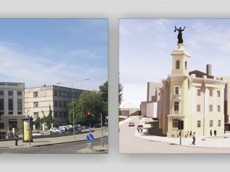 „Hilton“ viešbučio Vilniuje vizualizacija