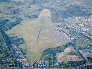 The Vilnius Air Port, a view from 6 km