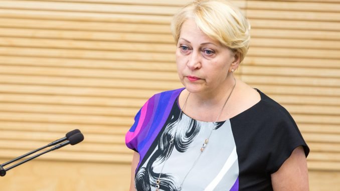 Finance Minister Rasa Budbergytė