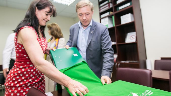 Ramūnas Karbauskis during the Seimas' elections campaign