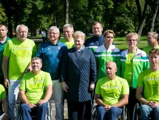 President Grybauskaitė among members of Team Lithuania