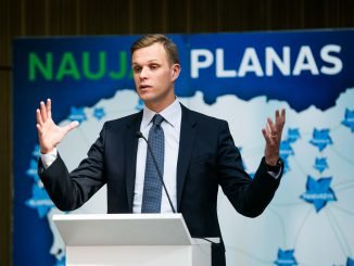 Gabrielius Landsbergis and his party's congress