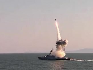 Kalibr rocket launch