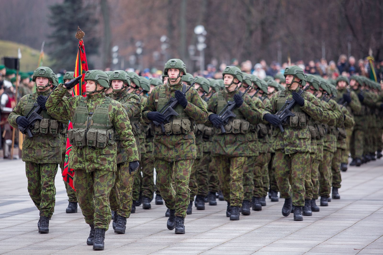 Several Hundred People Gather In Vilnius To Mark Army Anniversary - The  Lithuania Tribune