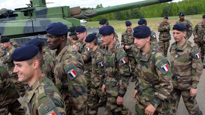 French troops