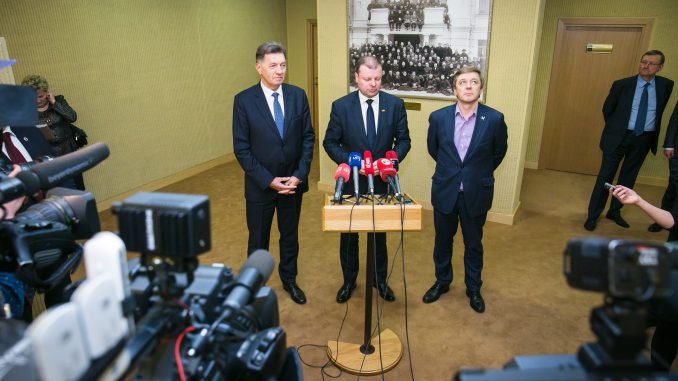 Algirdas Butkevičius, Saulius Skvernelis, Ramūnas Karbauskis