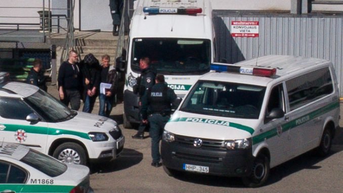 Detained suspect Egidijus Anupraitis
