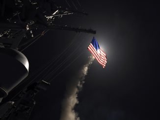 US missiles fly to Syria