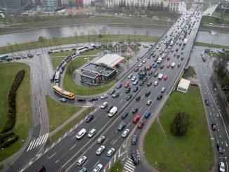 Traffic in Vilnius