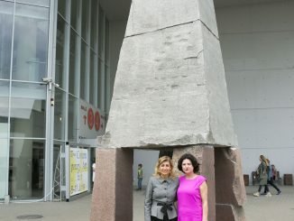 Culture Minister Liana Ruokytė-Jonsson and Diana Stomienė