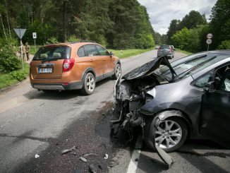 Car traffic accident