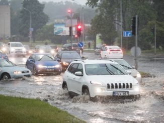 Rain in Vilnius