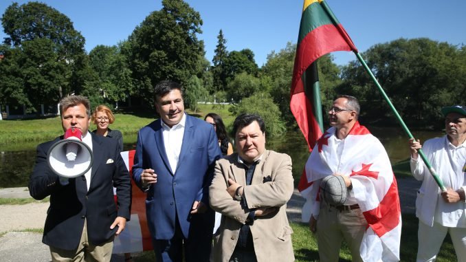 Mantas Adomėnas, Mikheil Saakashvili, Emanuelis Zingeris