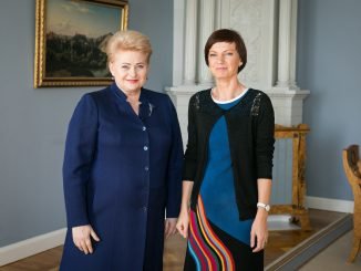 Dalia Grybauskaitė and Monika Garbačiauskaitė-Budrienė