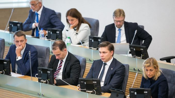 Government Hour in the Seimas