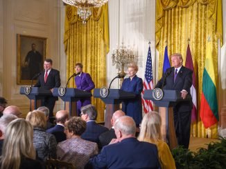 Baltic States' presidents and Donald Trump