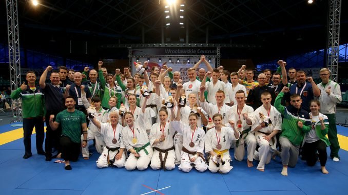 Lithuanian youth kyokushin karate team