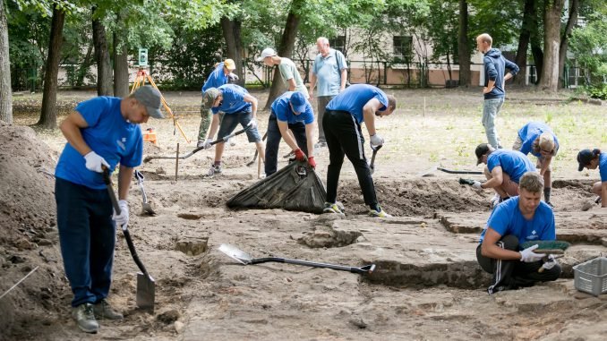 Archaeological explorations of the complex of the Great Synagogue of Vilnius at Vokiečių g.13A @ Vilnius Municipality (9)