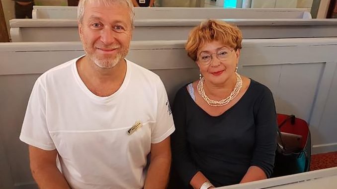 Roman Abramovich and Faina Kukliansky in Vilnius