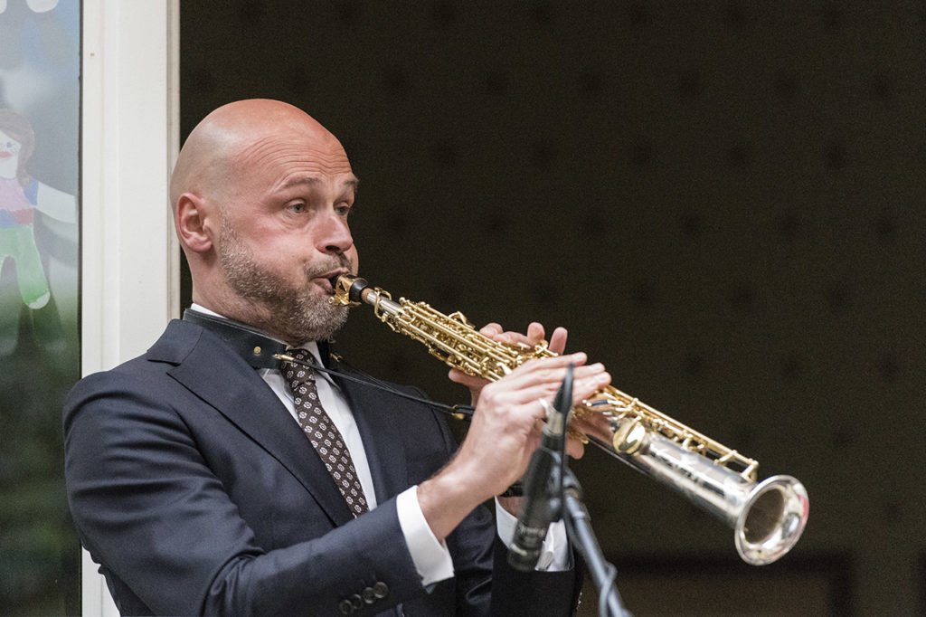 Jazz Saxophonist Kestutis Vaiginis performing in Paris concert Photo © Ludo Segers @ The Lithuania Tribune
