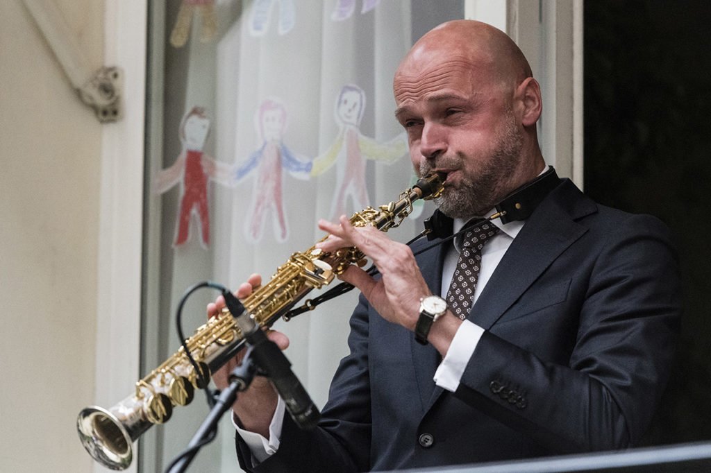 Saxophonist Kestutis Vaiginis in Paris Photo © Ludo Segers @ The Lithuania Tribune