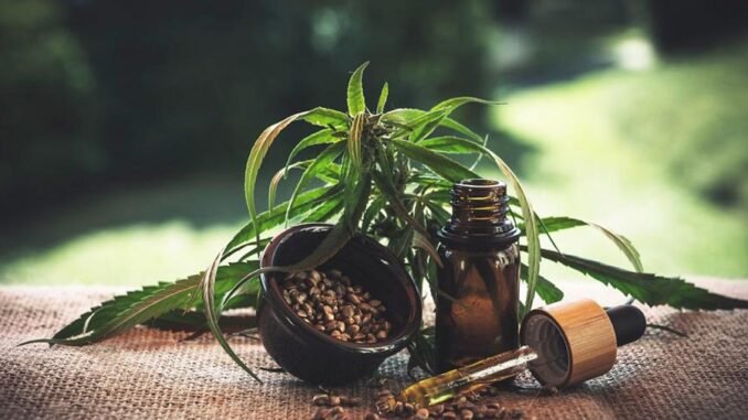 CBD products. Image from Pixbay.com